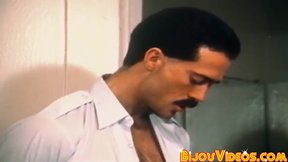 Mustache lad pounds lovers tight without condoms hole with passion